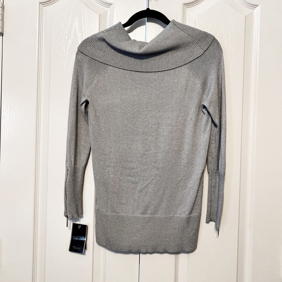 Thalia Sodi Shimmering Long Sleeve Wear 2 Ways size XS - Picture 3 of 11